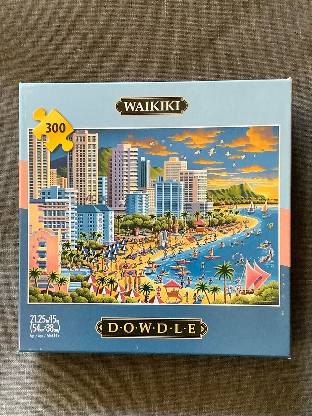 Waikiki 300-Piece Jigsaw Puzzle by Dowdle 🧩